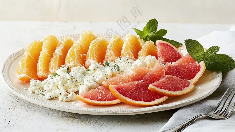 水果美味沙拉美食摄影果肉果盘新鲜