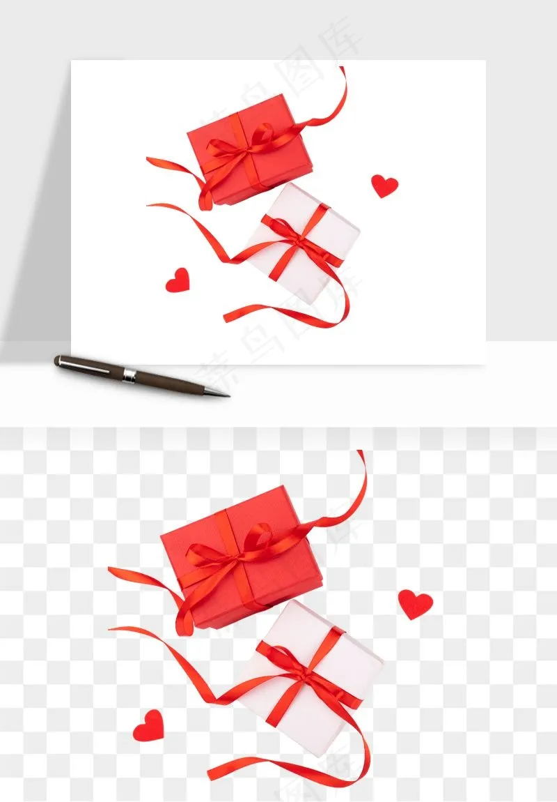 礼盒礼物png免抠