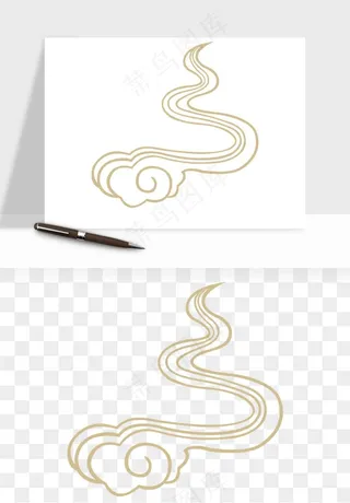国潮祥云矢量png免抠