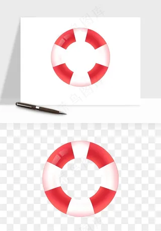 游泳圈png免抠