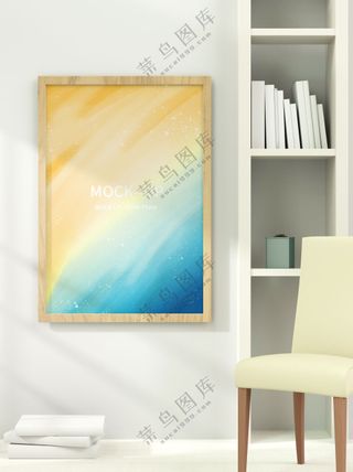 海报装饰画样机-283