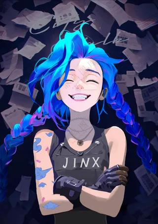 漫画海报金克丝