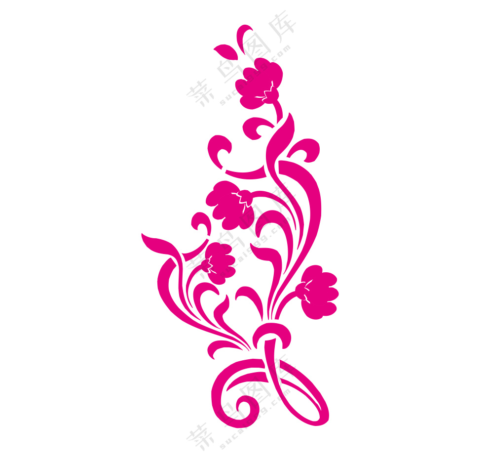 矢量花纹图案