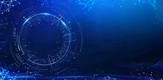 数码科技线光几何背景