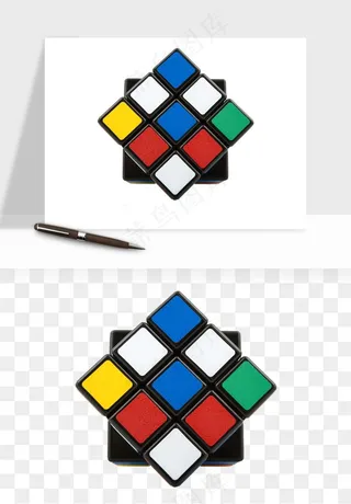 游戏魔方玩具png免抠