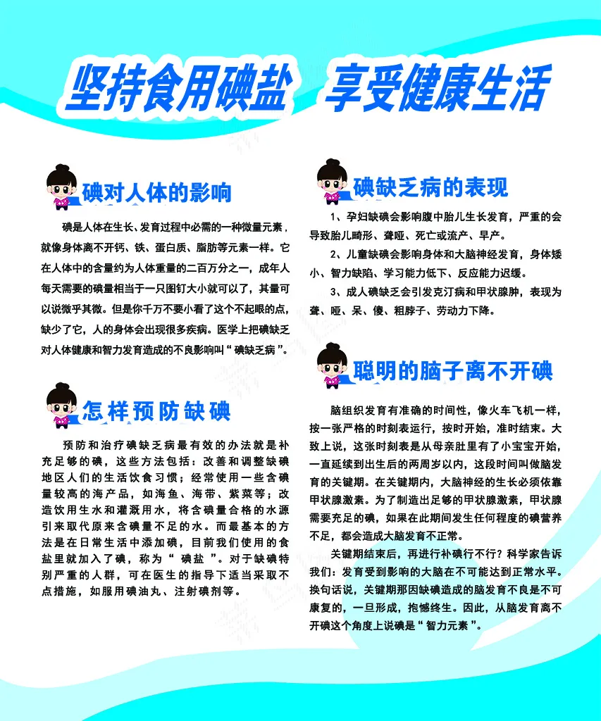坚持食用碘盐