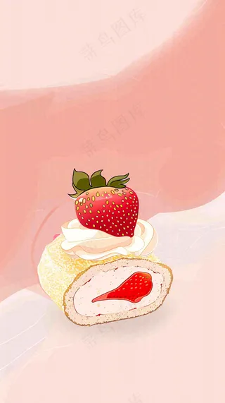 面包蛋糕甜点美食背景