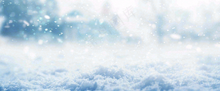 冬天白色闪耀的雪花寒冷唯美小寒大寒立冬大雪摄影图