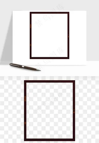 电影黑胶胶片元素png免抠