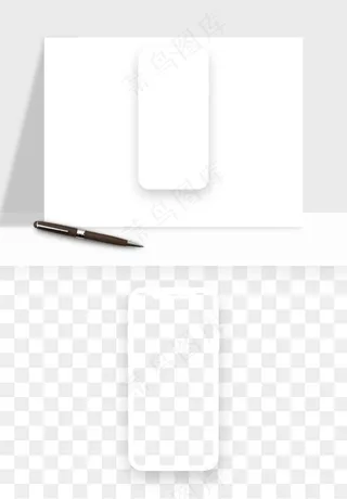 手机样机边框元素png免抠