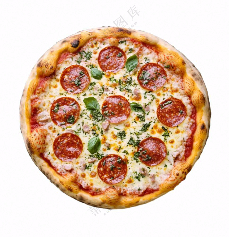 美味的披萨美食摄影图免抠