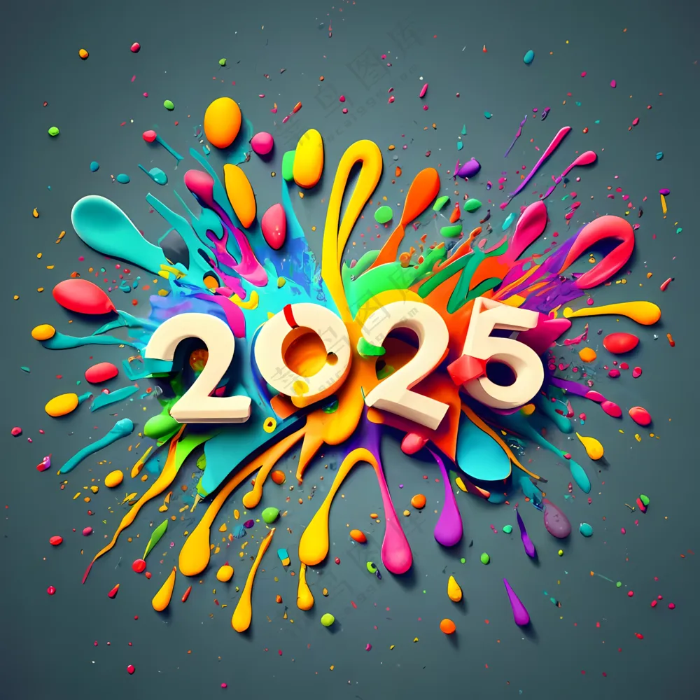 2025立体字