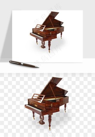 钢琴乐器琴键png免抠