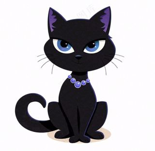 小猫猫咪宠物动物卡通插画免抠