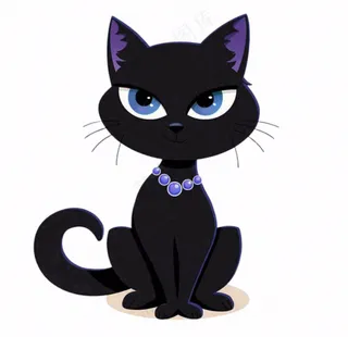 小猫猫咪宠物动物卡通插画免抠