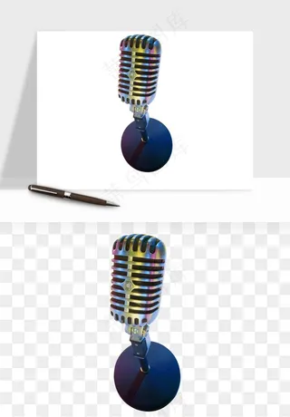 话筒直播麦克风png免抠