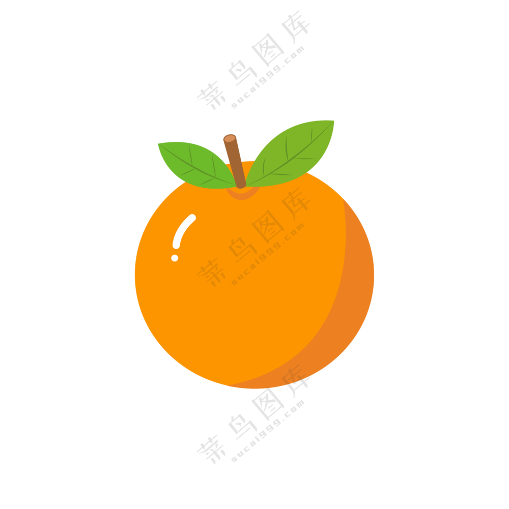橙子透明素材
