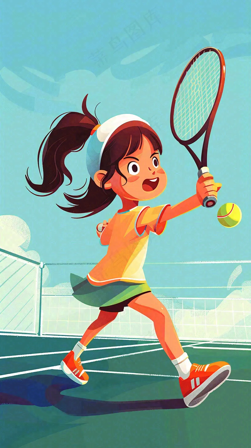 网球运动培训背景