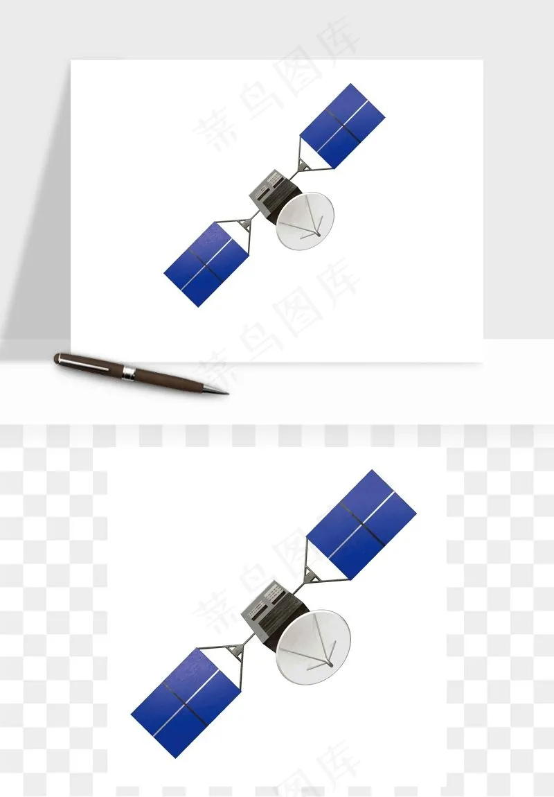 手绘卫星导航矢量png免抠图