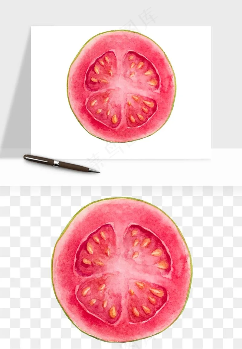 番石榴芭乐水果png免抠