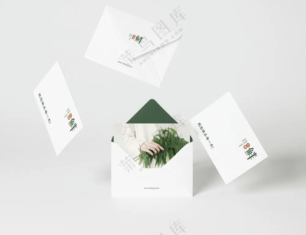 名片 卡片 信封样机-06