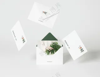 名片 卡片 信封样机-06