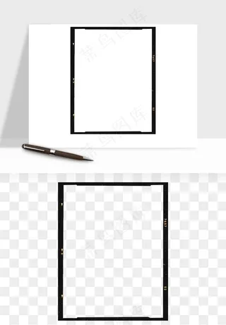 电影黑胶胶片元素png免抠