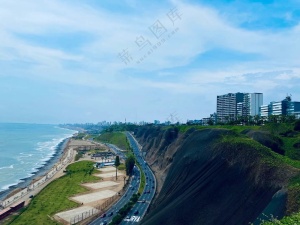 利马的海岸线
