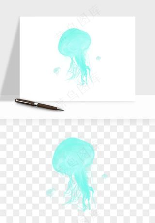 水母章鱼海底生物png免抠图