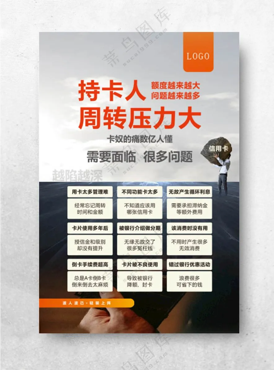 信用卡卡奴法律海报