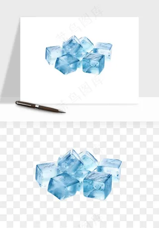 冰块清爽png免抠