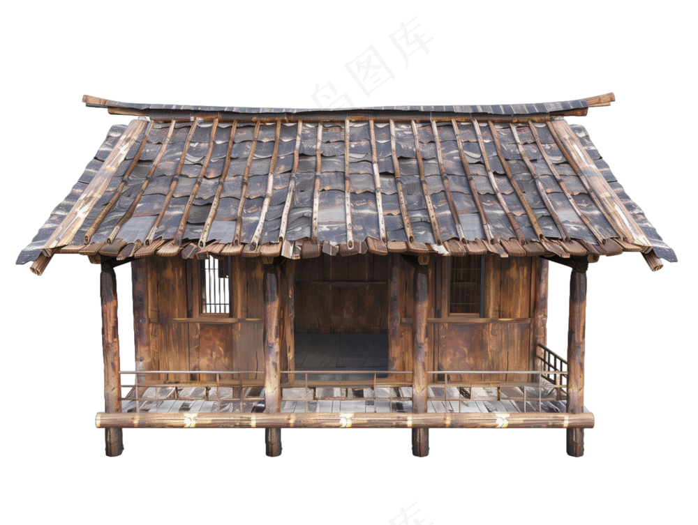 png免抠古代木构临时建筑
