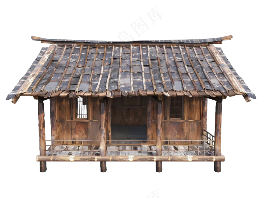 png免抠古代木构临时建筑