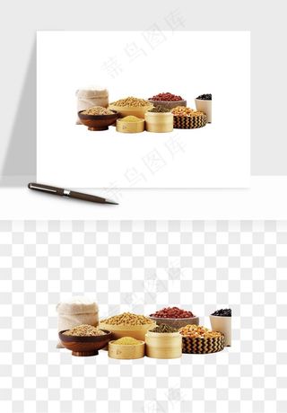 五谷粮食大豆png免抠图