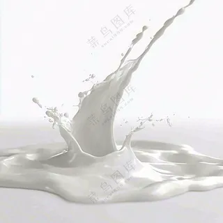 白色的牛奶飞溅摄影图