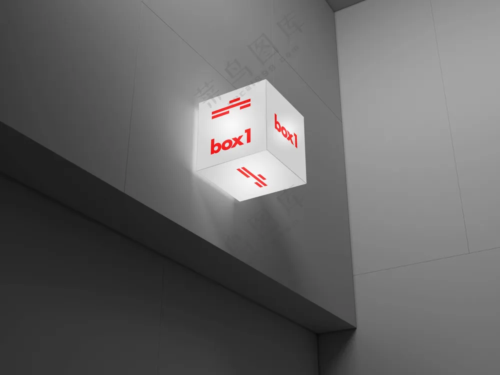 厕所灯箱logo灯箱 平面vi提案样机