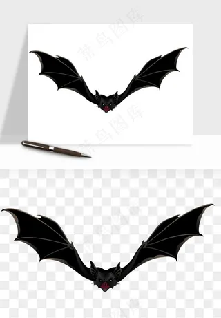 卡通蝙蝠png免抠