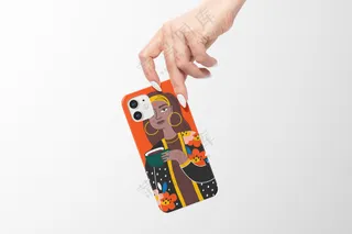 iPhone12手机壳样机文创周边PSD模板-22