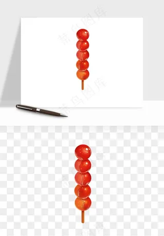 冰糖葫芦png免抠