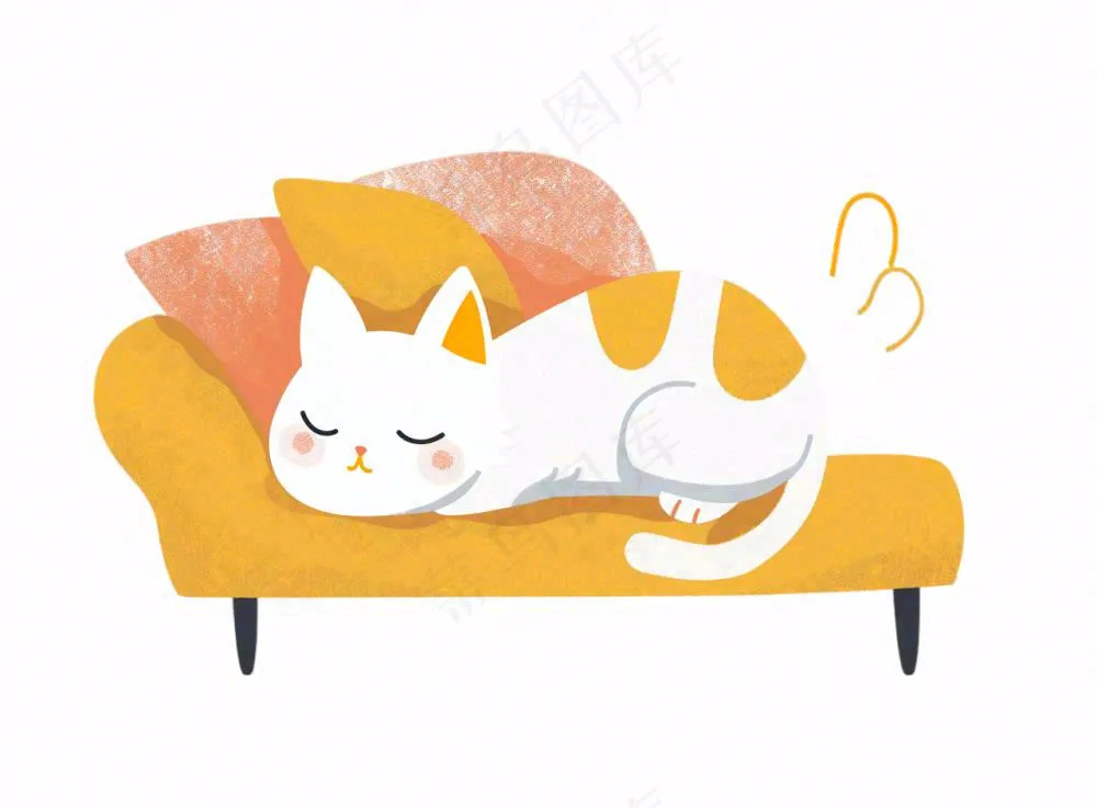小猫猫咪宠物动物卡通插画免抠