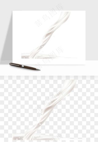 飞溅的牛奶牛奶杯元素png免抠