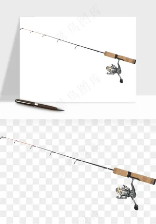 钓鱼竿png免抠