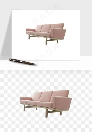 现代沙发家具png免抠