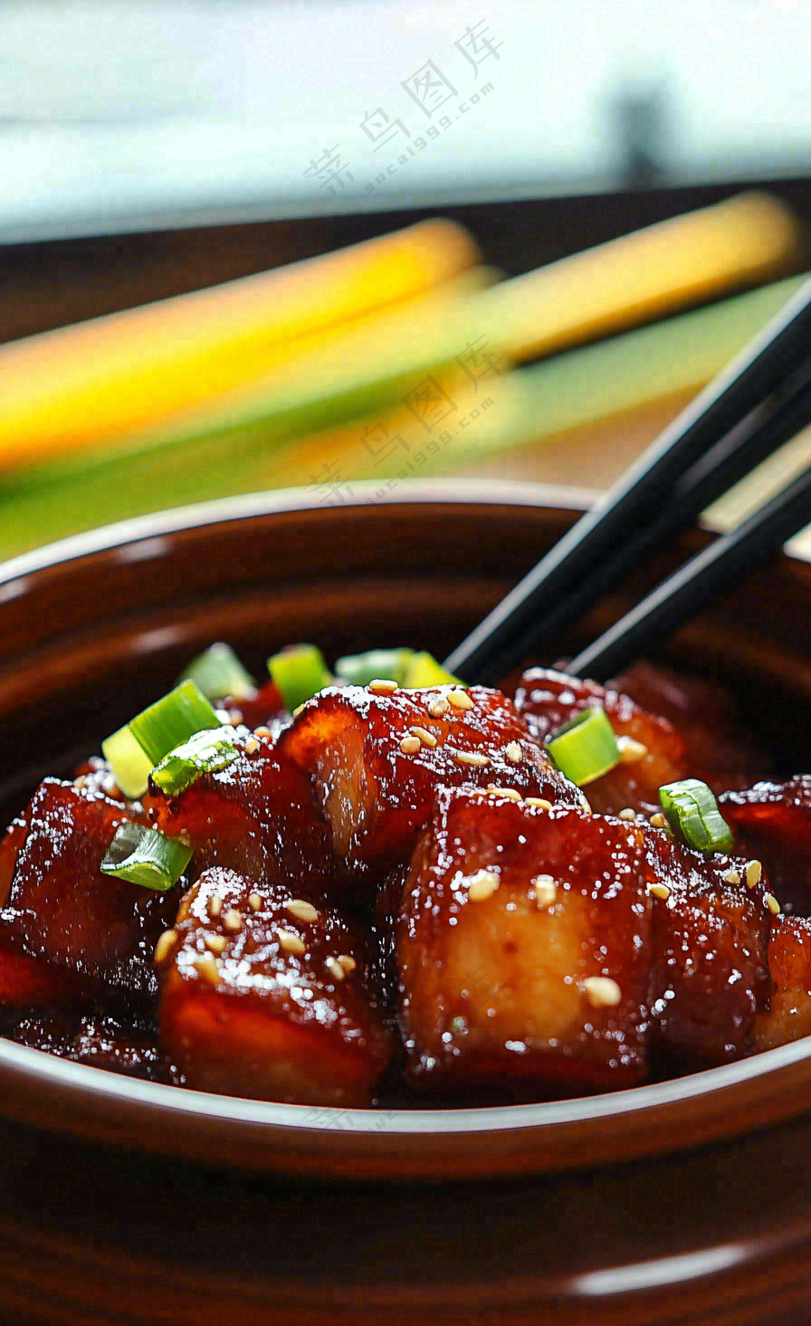 红烧肉东坡肉美食摄影图