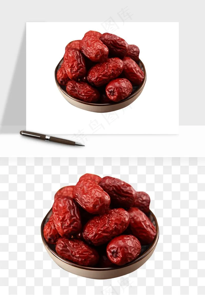 红枣大枣png免抠