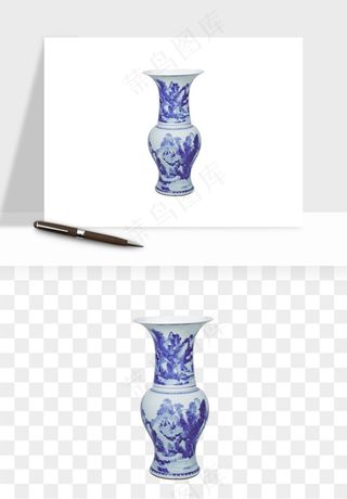 青花瓷陶瓷png免抠