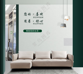 沙发背景墙  家居背景墙