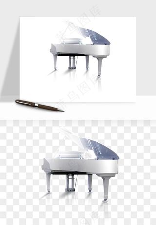钢琴乐器琴键png免抠