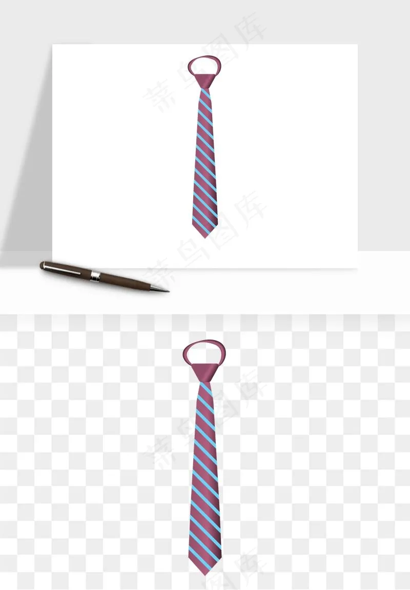 卡通领带png免抠