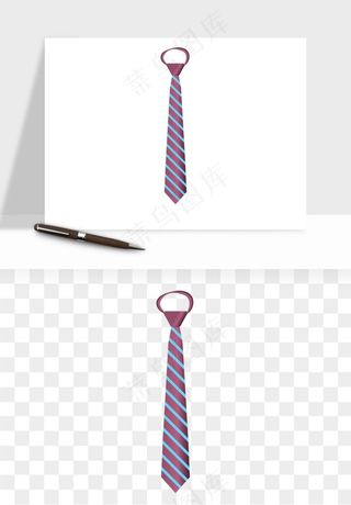 卡通领带png免抠